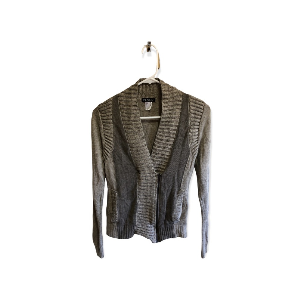 Venus asymmetric zip sweatshirt - XS